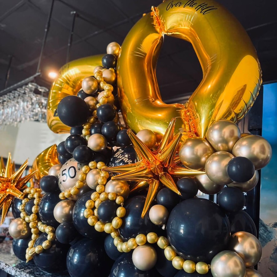 Bryan’s gold and black 50 with starbursts